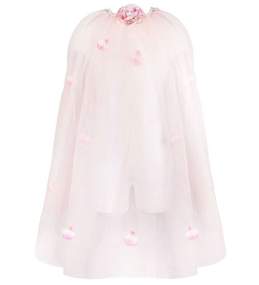 Cape en tulle avec petites roses