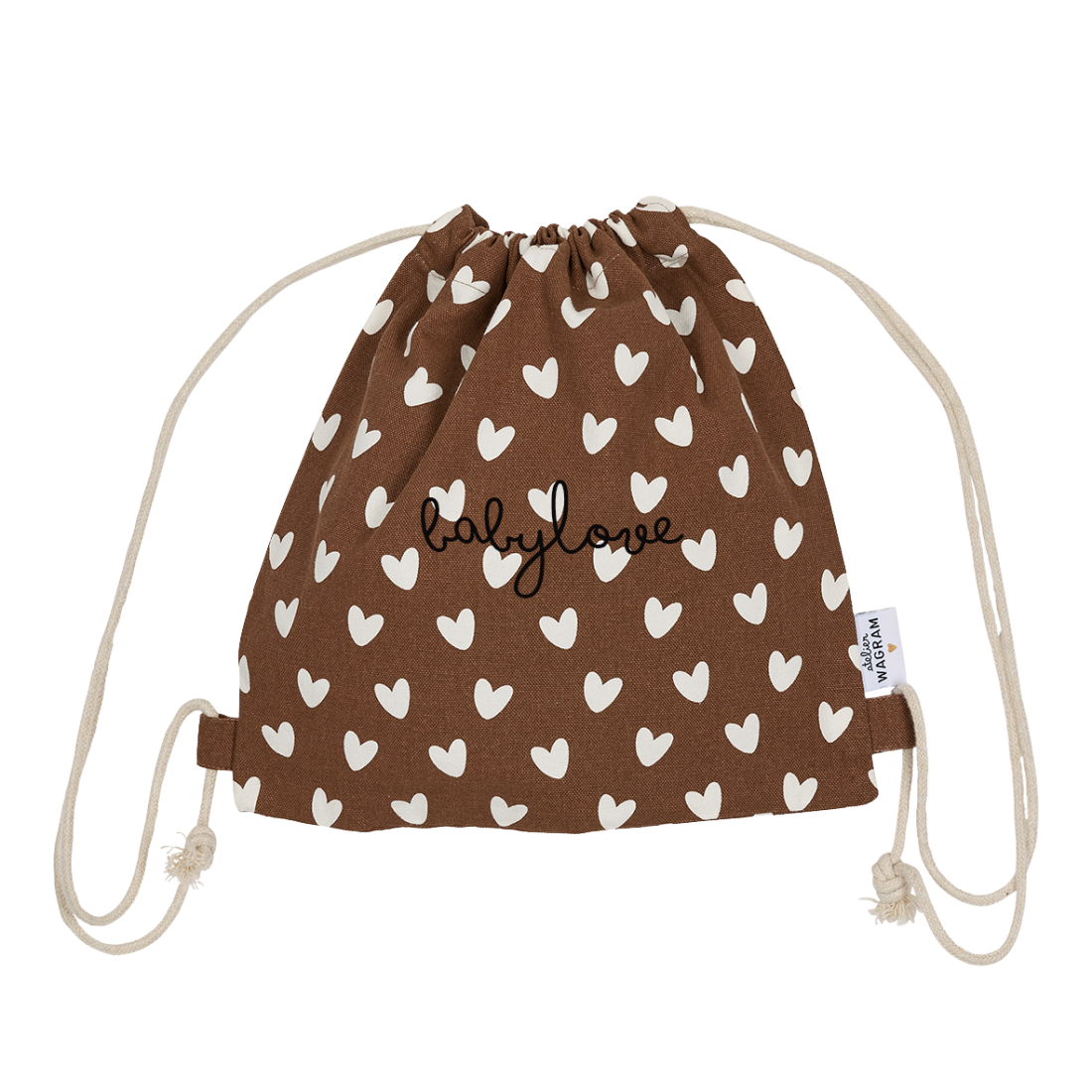 Sac à cordons Coeurs Caramels