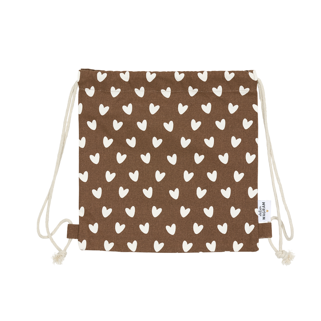 Sac à cordons Coeurs Caramels