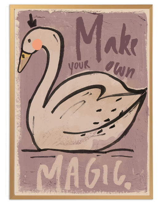 Affiche Cygne Magique Studio Loco