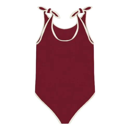 MAILLOT DE BAIN ELIZABETH - ROUGE RUBIS