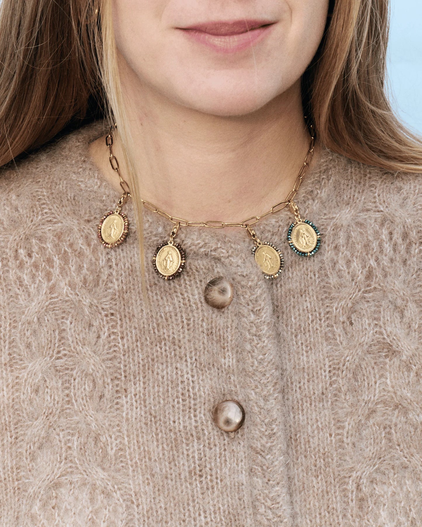 Charm Santa Maria - Shiny Azul