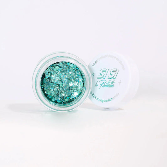Gel Pailleté Polysirène vert