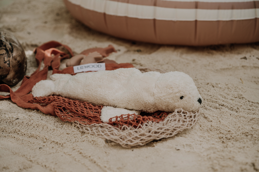 Peluche Bouillotte phoque blanc