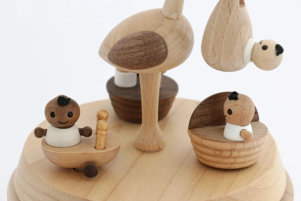 Boîte à musique Bébé Cigogne n°16