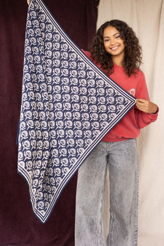 Big Foulard Latika Wonderful Navy