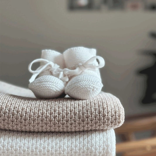 CHAUSSONS EN LAINE MÉRINOS MILK