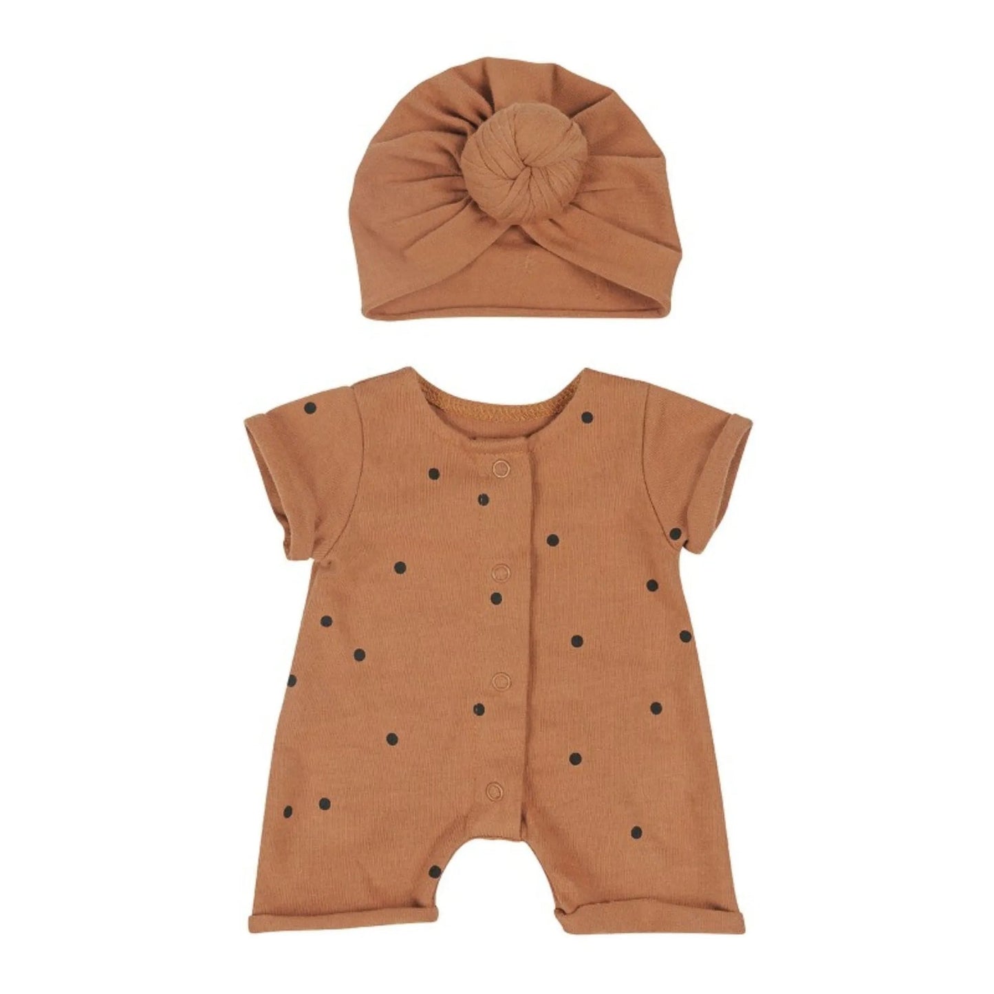 TENUE DE POUPÉE TURBAN   -   DOTS   NUT