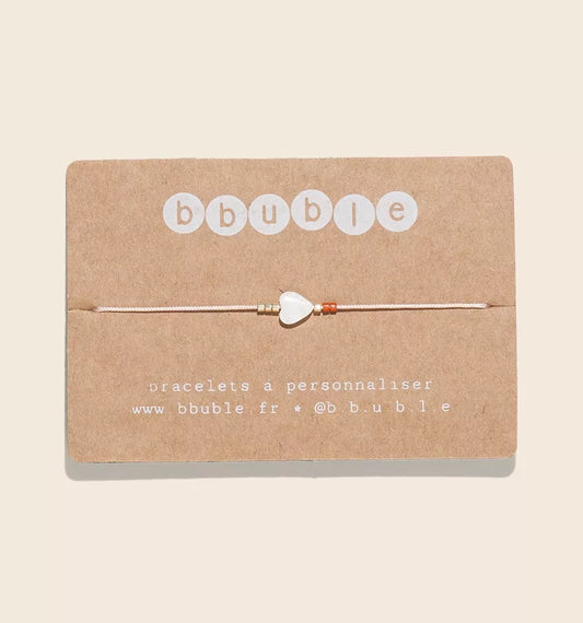 Bracelet femme iconique Coeur nacre