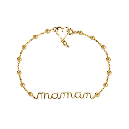 Bracelet Rosary maman argent