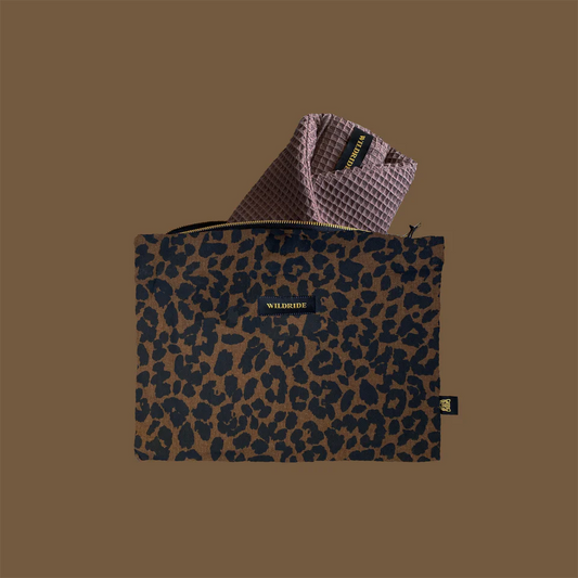Pochette en léopard  pour porte bébé Wildride