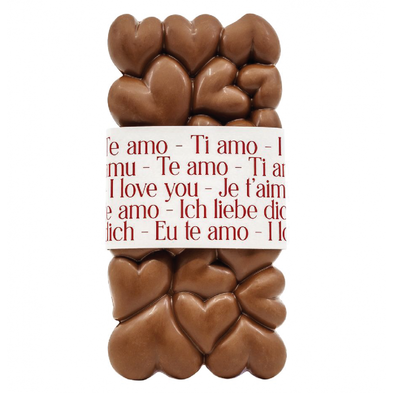 Tablette Choco au lait JE T'AIME 100g