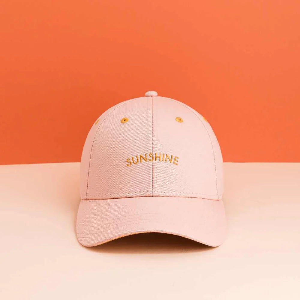 Casquette Sunshine rose