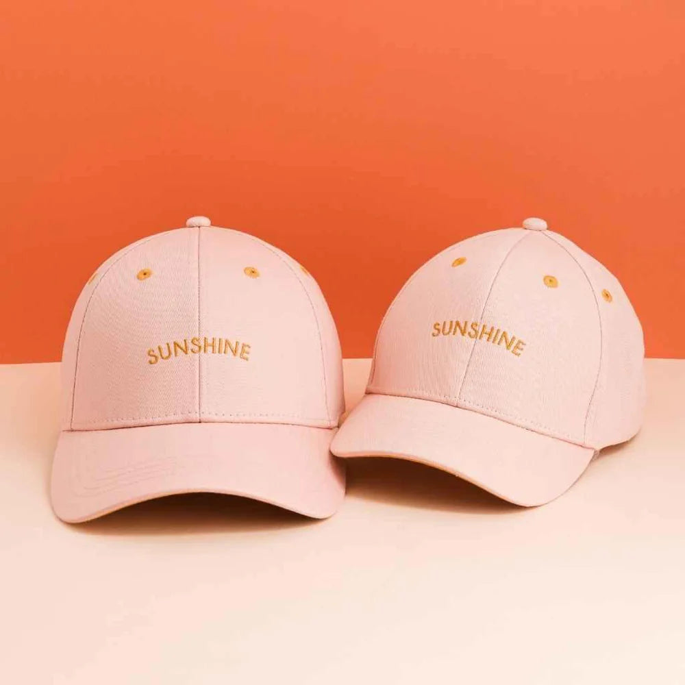 Casquette Sunshine rose