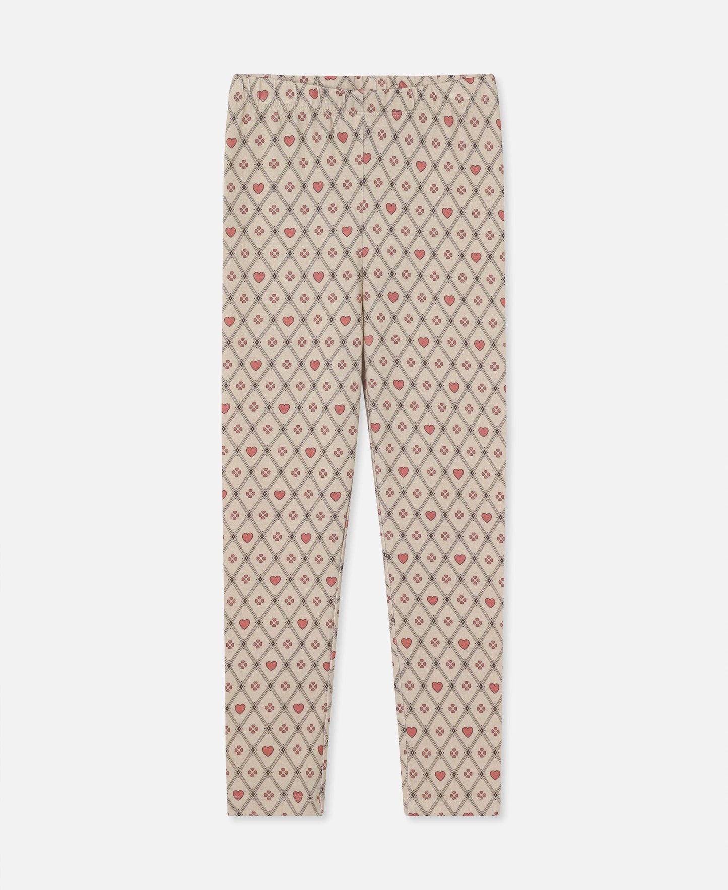 KELLY HEART LEGGIN - SANDSHELL HEART AOP