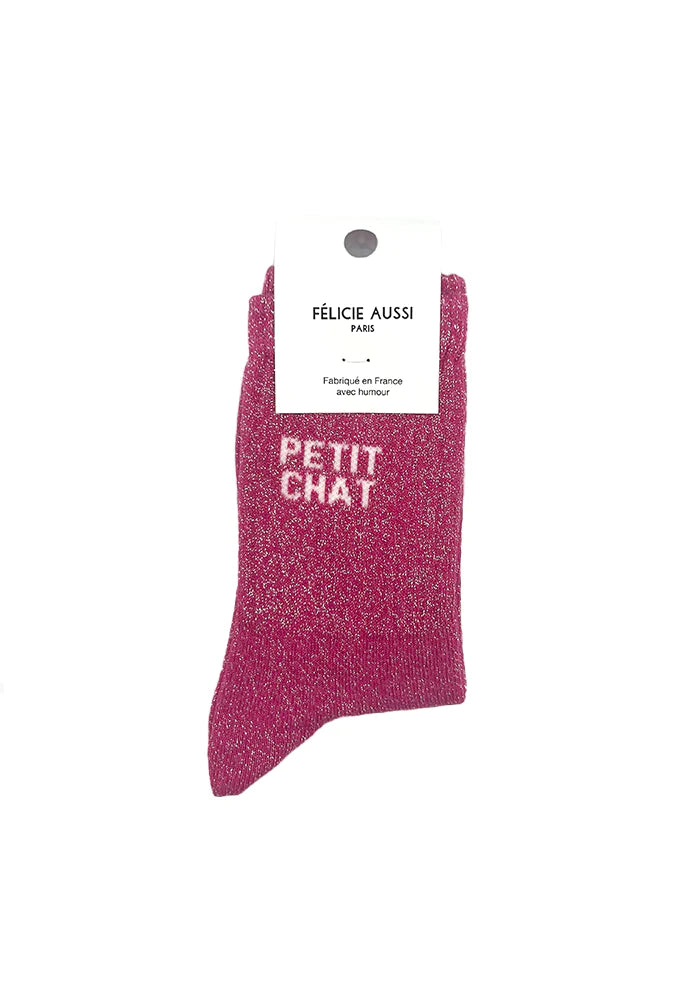 Chaussettes Petit Chat à paillettes  27-31