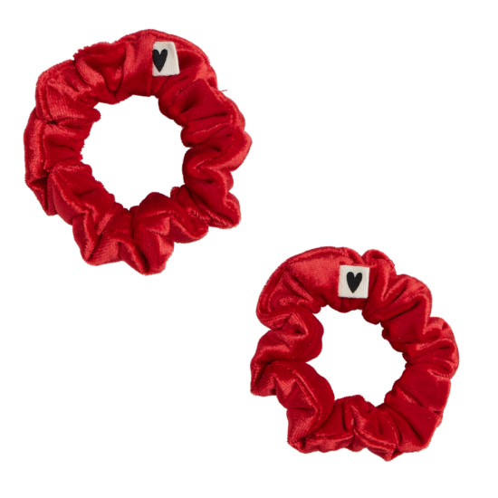 Petits chouchous en velours (lot de 2)