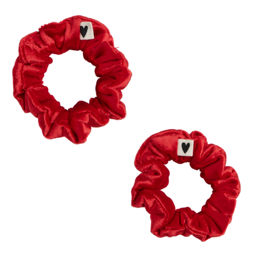 Petits chouchous en velours (lot de 2)