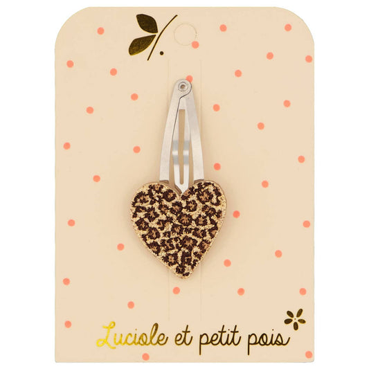 Barrette cœur léo
