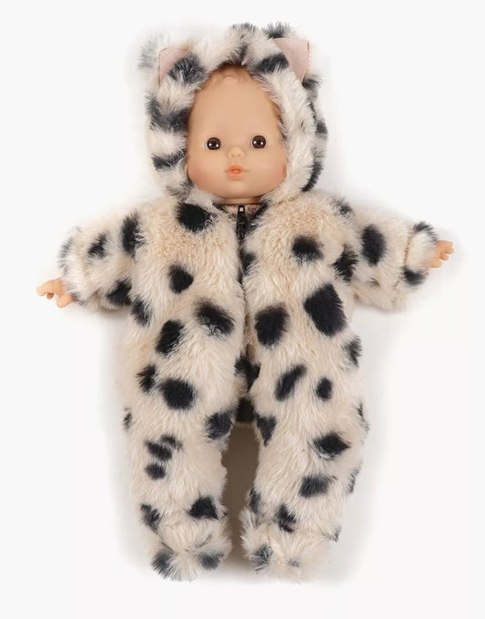 Babies – Combinaison P’tit chat en fausse fourrure dalmatien