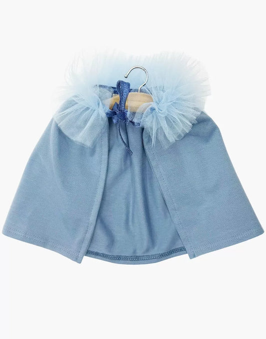 Cape de danseuse Oxana en jersey lin et tulle ciel