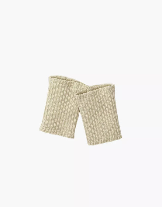Gordi : Paire de guêtres en tricot lin
