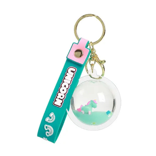 Porte-clés Liquid sphère BLUE UNICORN