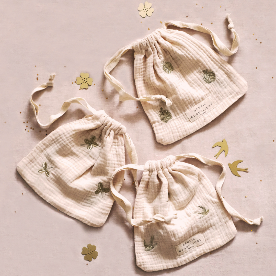 Chaussons bébé nude