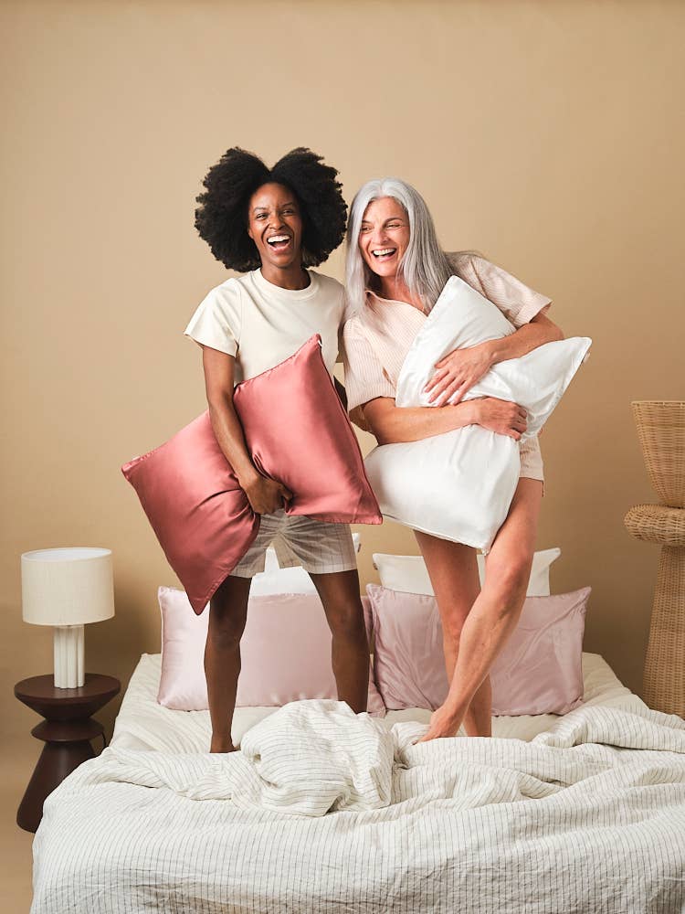 Taie d'Oreiller 100% Pure Soie de Mûrier