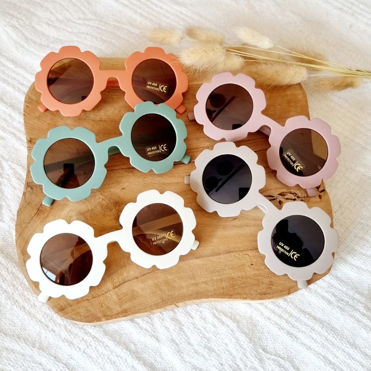 Lunettes de soleil fleurs