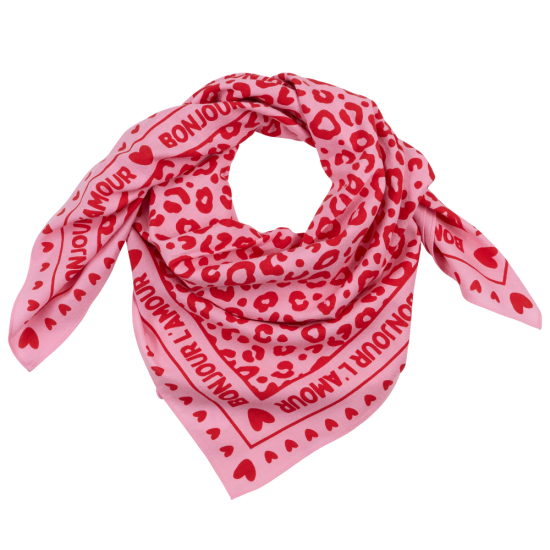 Grand Foulard Léopard Toi l'Amour