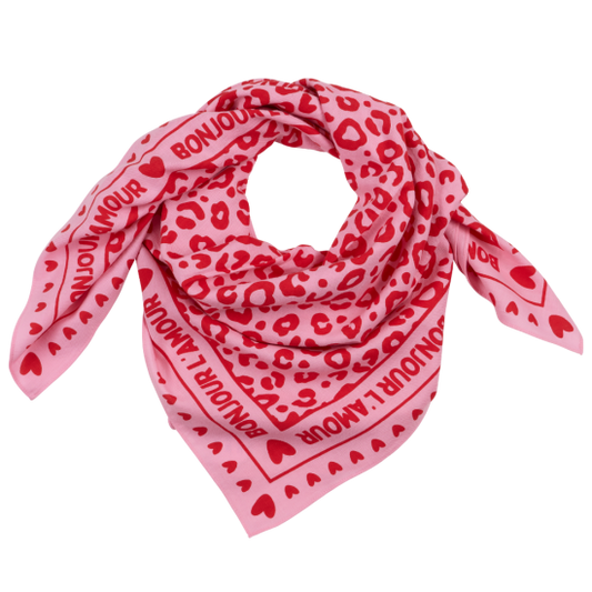 Grand Foulard Léopard Toi l'Amour