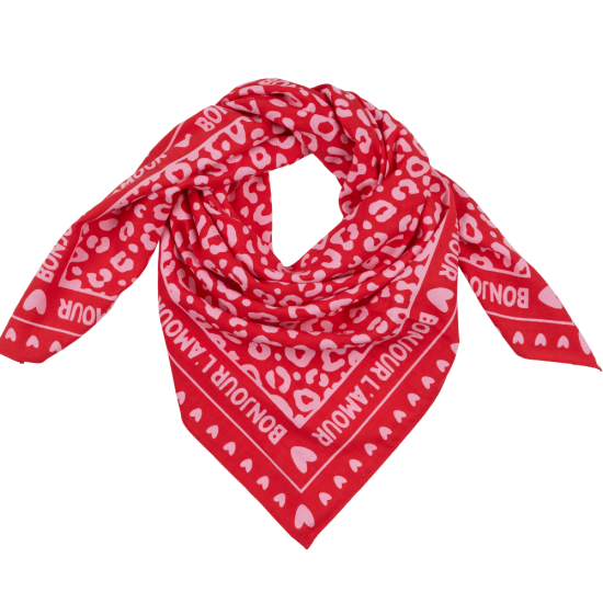 Grand Foulard Léopard Toi l'Amour