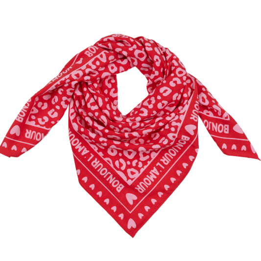 Grand Foulard Léopard Toi l'Amour