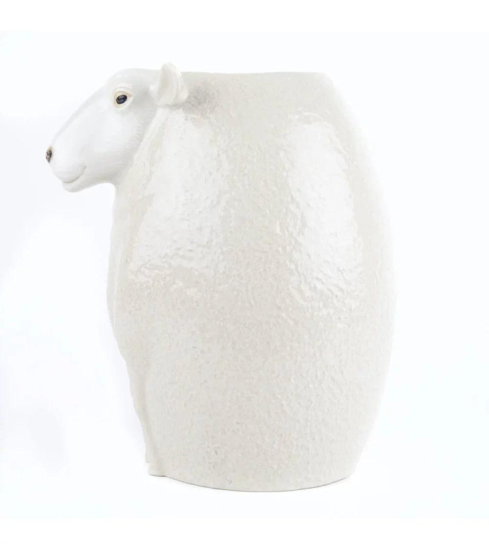 Vase Mouton Blanc - Quails