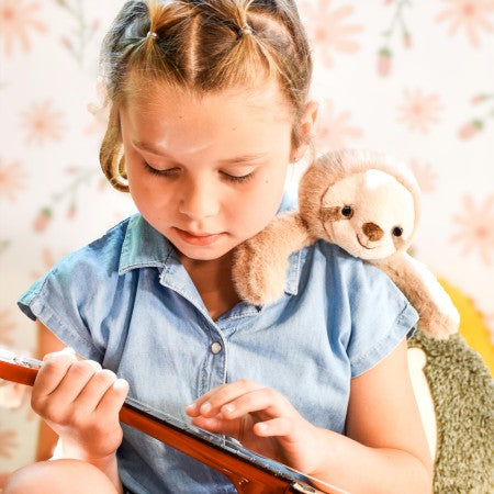 Paresseux en peluche 30 cm magnétique