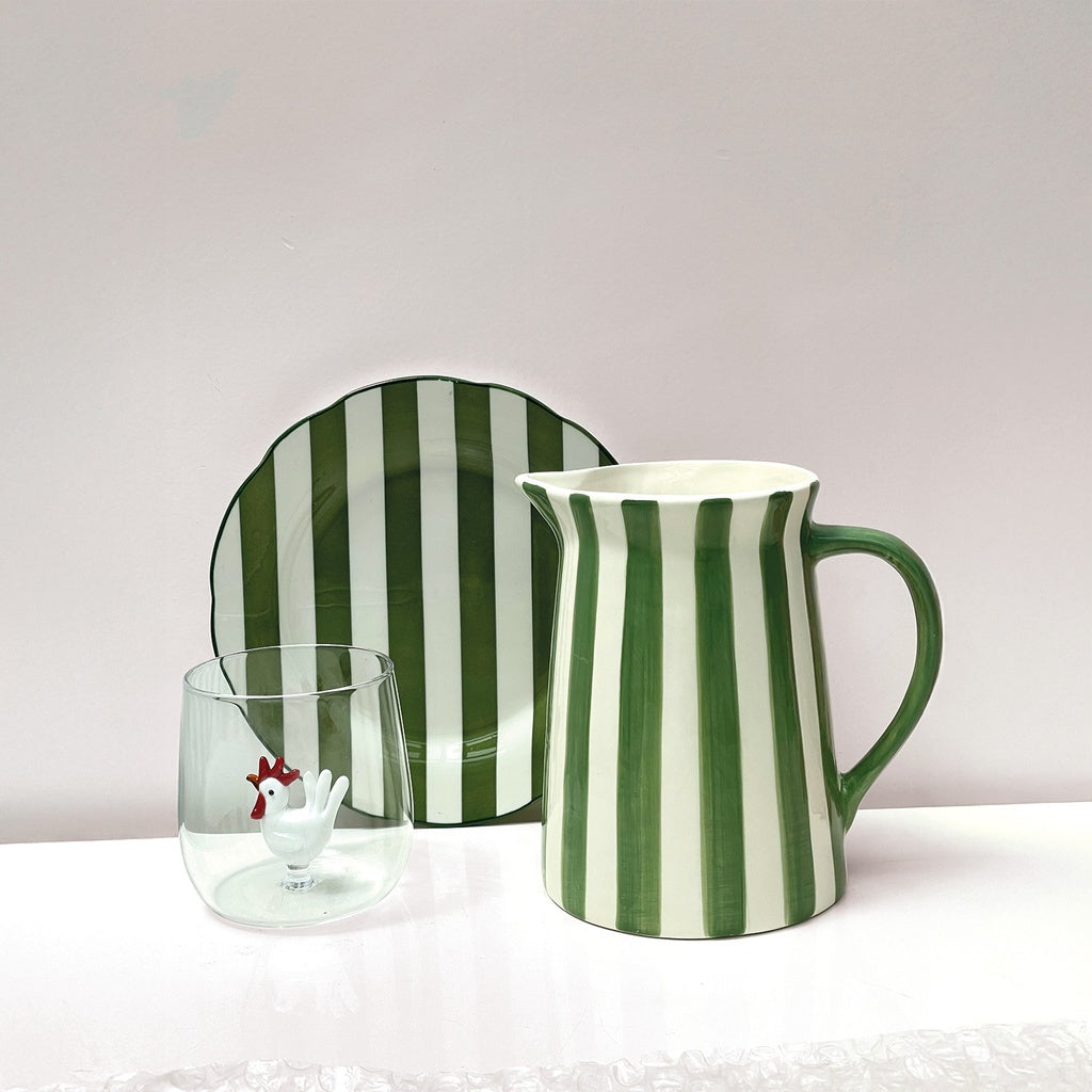 Petit Pichet rayure  vert