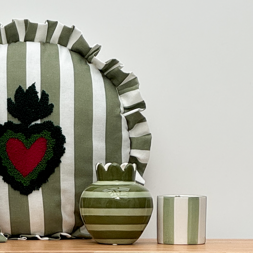 Bougie chichou kaki vanille