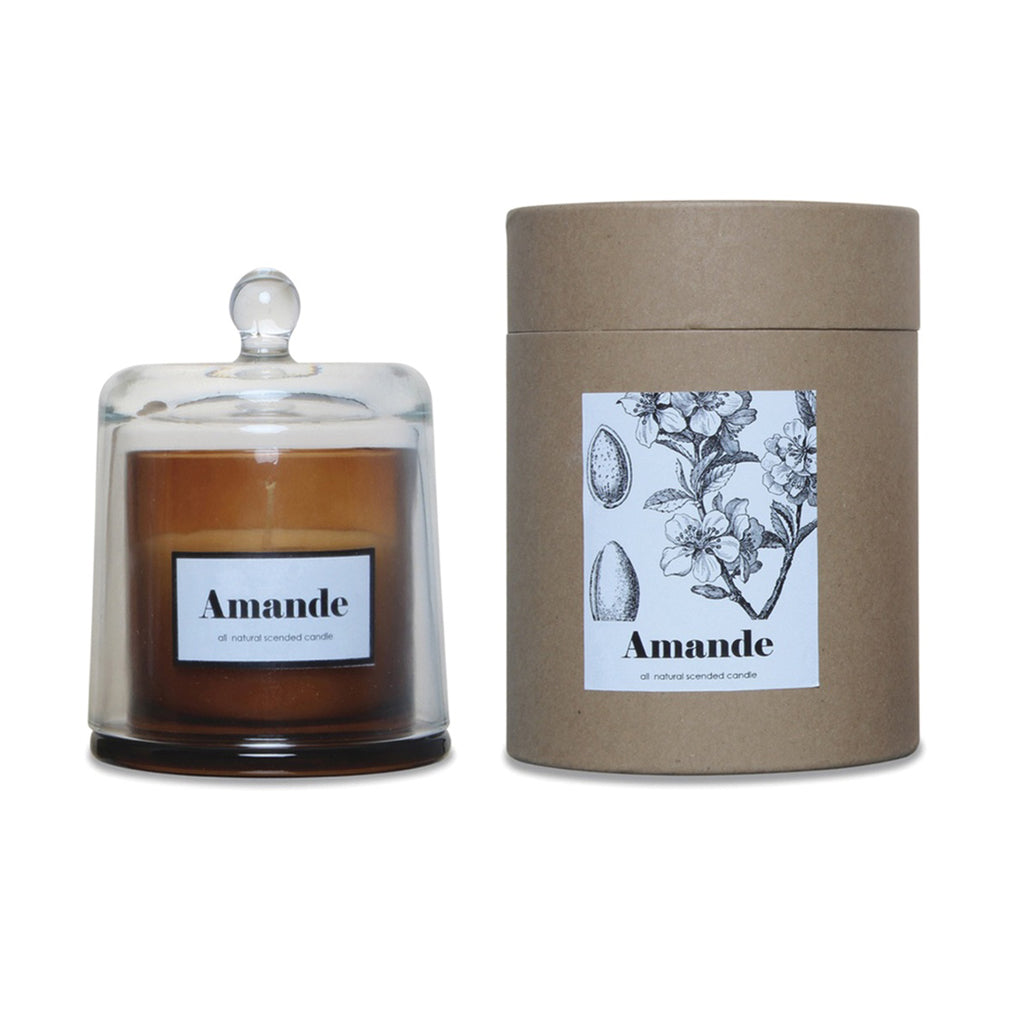 Bougie cloche Ambre gm amande douce
