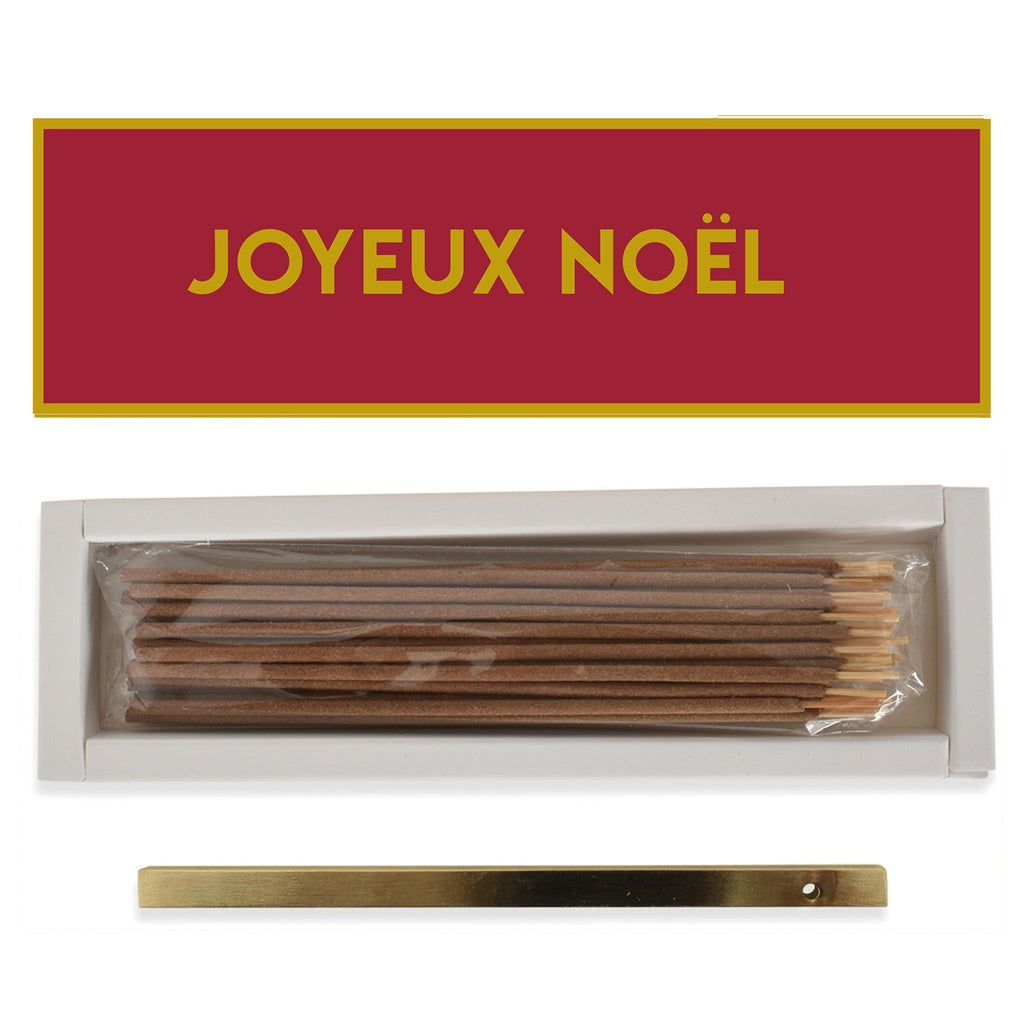 Encens bâtonnets glam joyeux noël groseille avec support