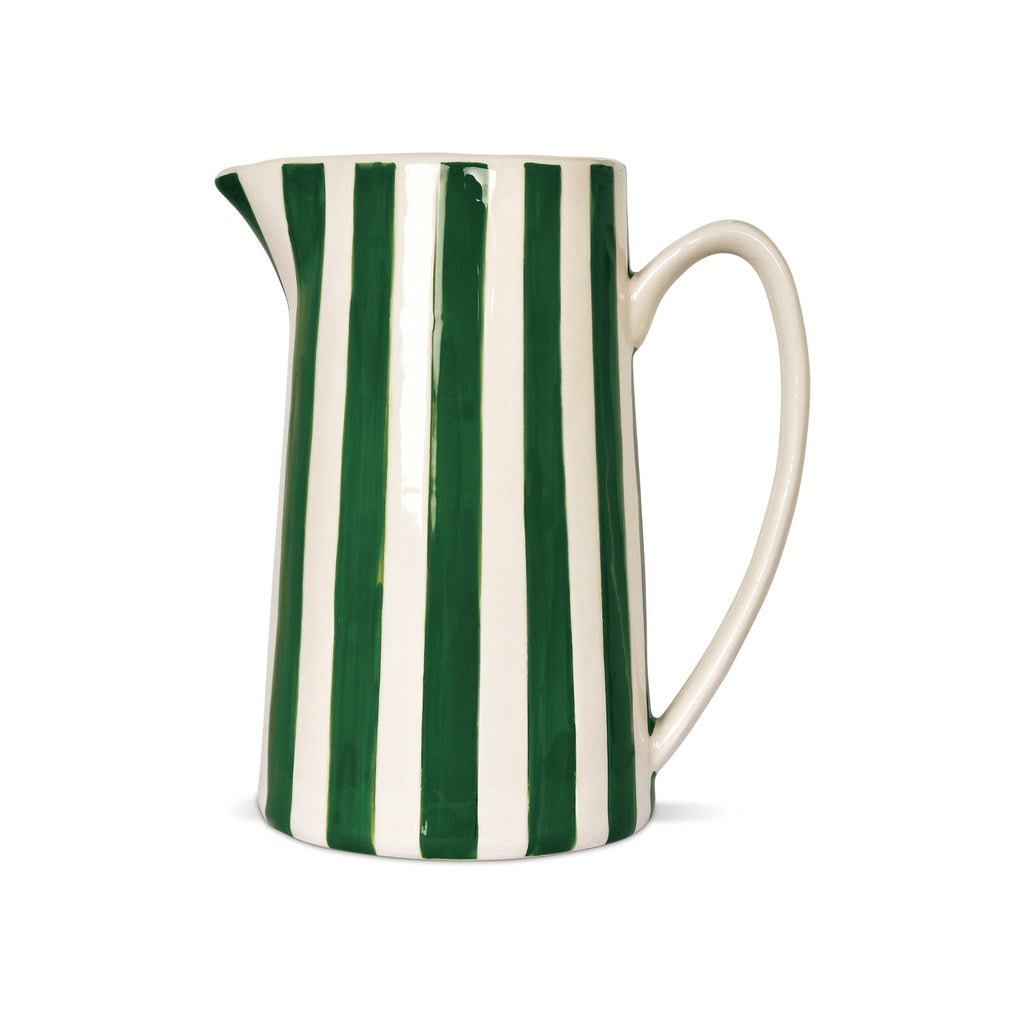 Pichet rayure vert