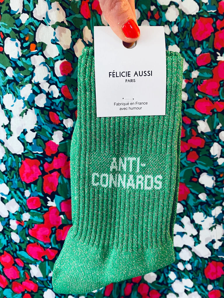 Chaussettes Anti-connards à paillettes