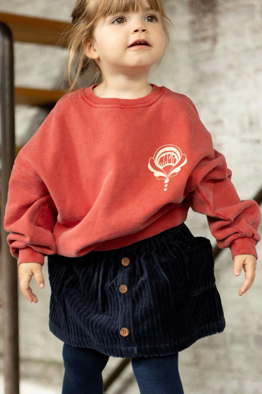 Jupe Tallan Velours Côtelé Navy