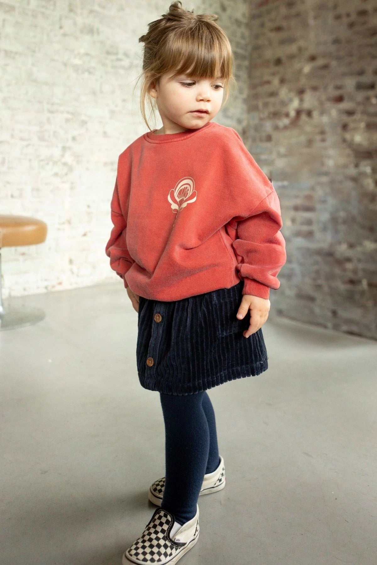 Jupe Tallan Velours Côtelé Navy