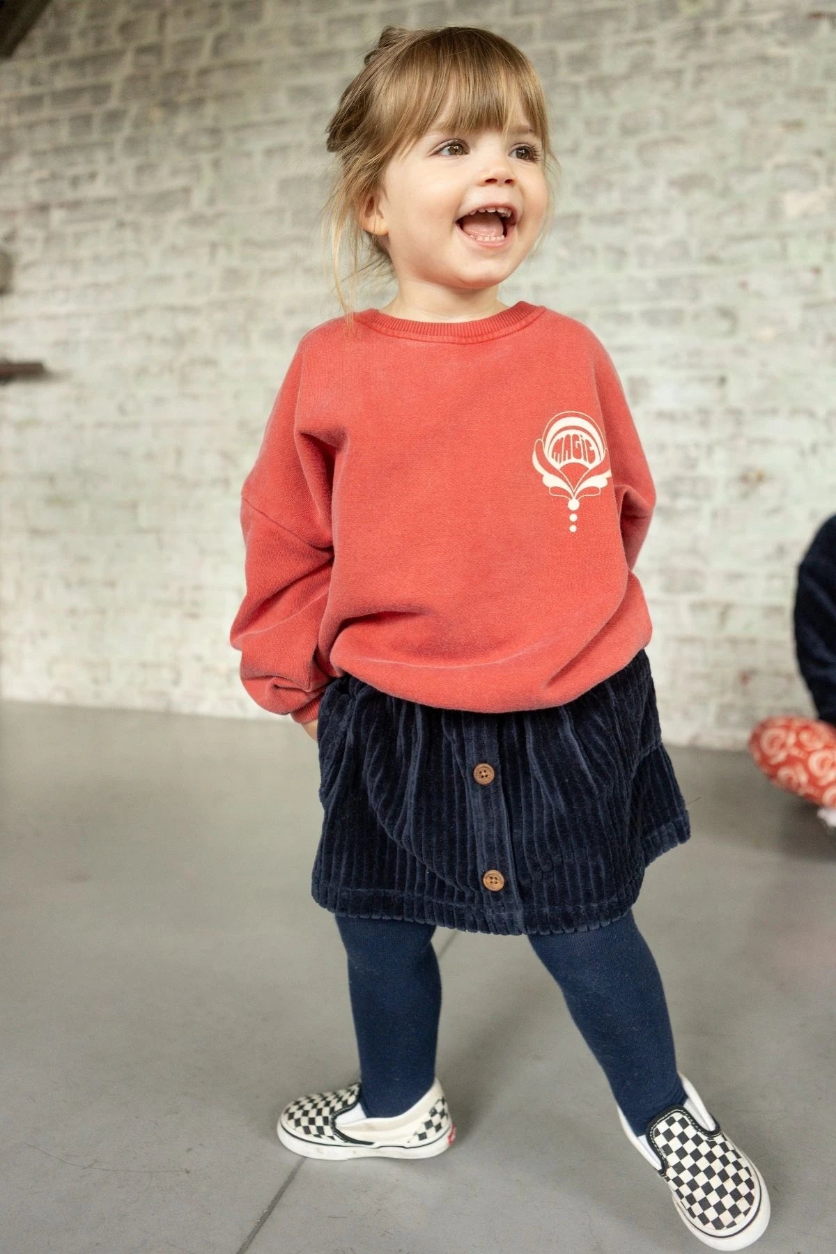 Jupe Tallan Velours Côtelé Navy