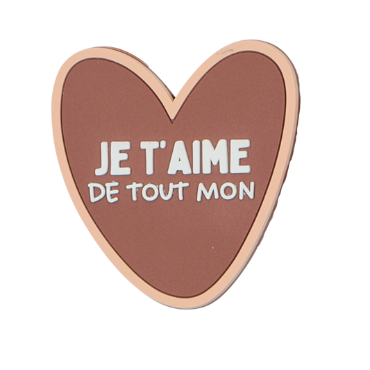 Magnet : JE T'AIME DE TOUT MON COEUR