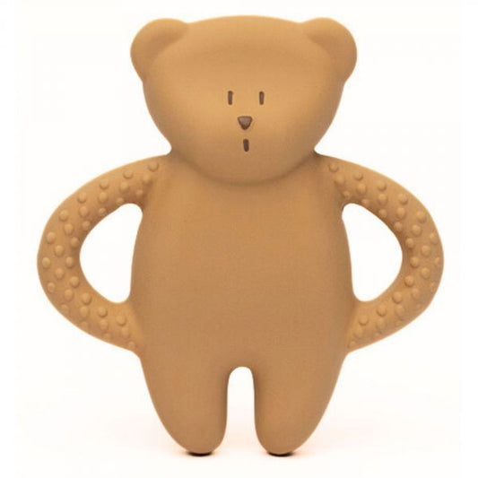 Ourson de dentition en caoutchouc naturel cappuccino