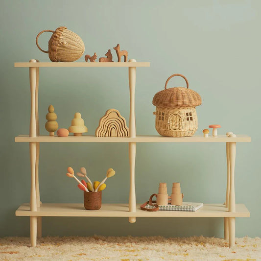 Panier Champignon en rotin