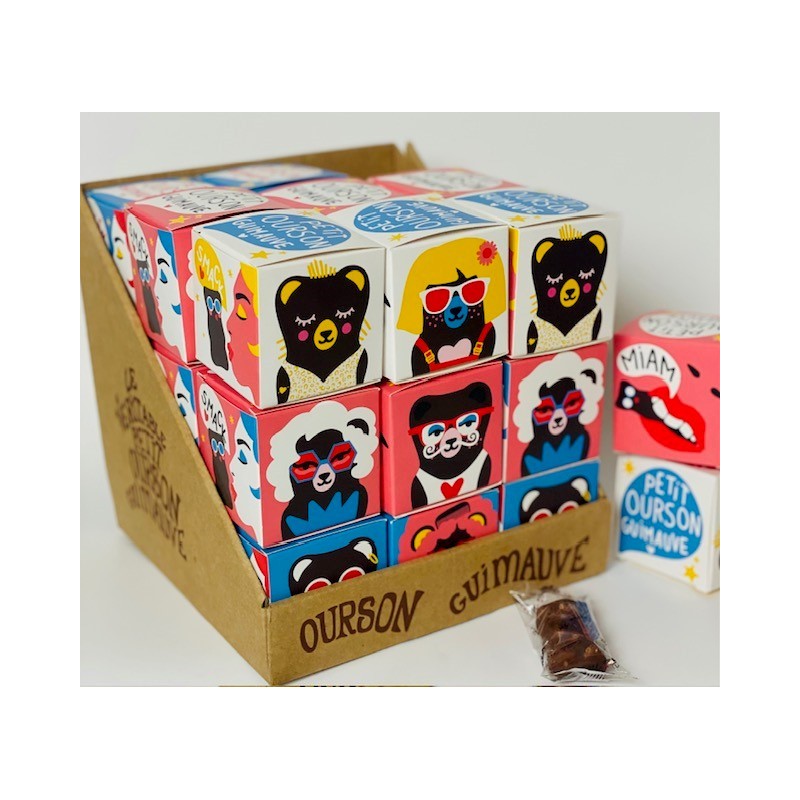 Cube Ourson Guimauve Portraits