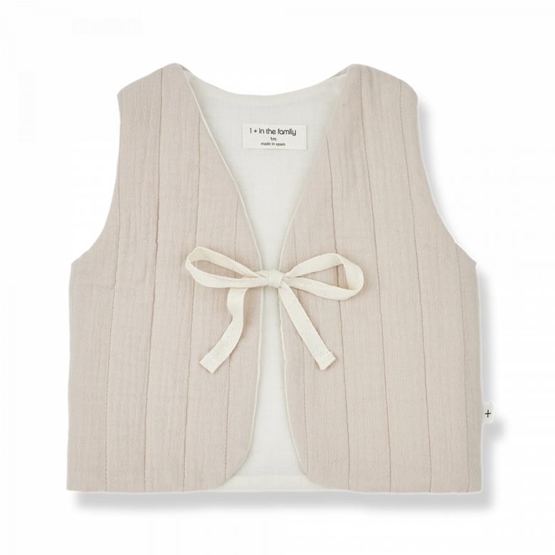 Gilet coton Etienne nude